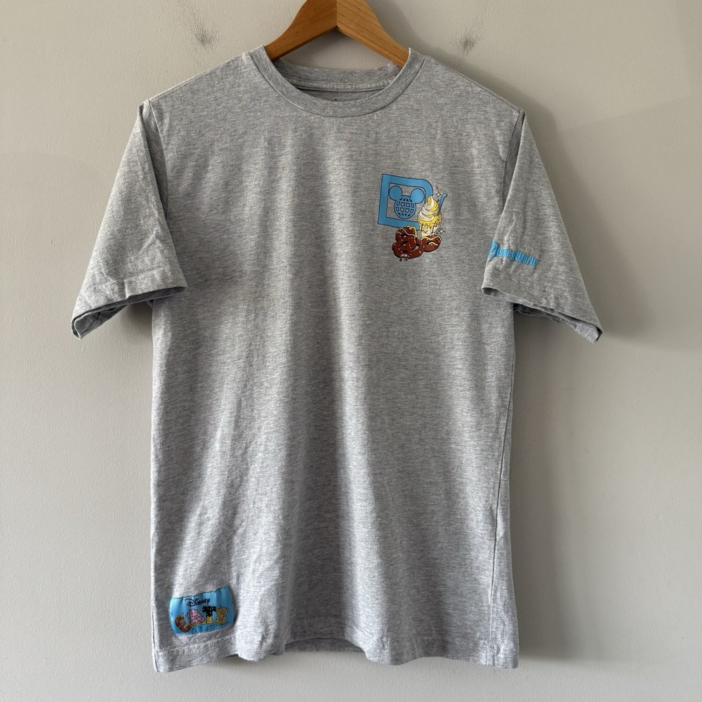 Walt Disney World‎ Snack Goals T-Shirt Mens S Eats Graphic Dole Whip Gray